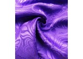 TB-FDN  提花桌布  枱布 100％滌  鬱金香-深紫 花瓣紋 45度照